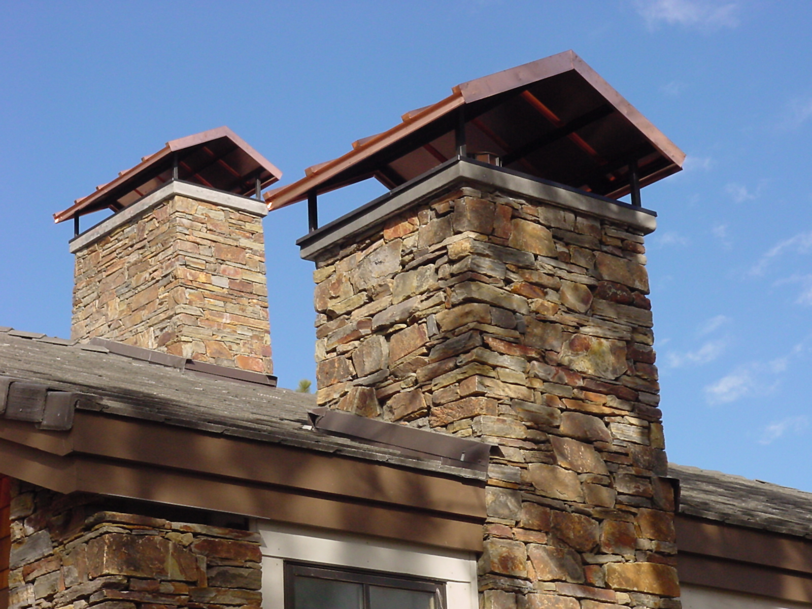 Stone chimney caps - Spark Chimney LLC - Spark Chimney LLC